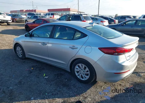 2018 Hyundai Elantra Se from USA, damaged, VIN 5NPD74LF3JH373414